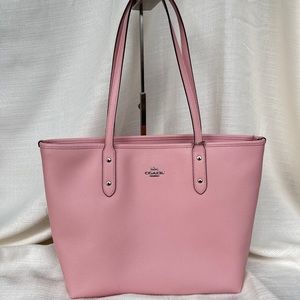 NWT Coach tote bag pink F58846